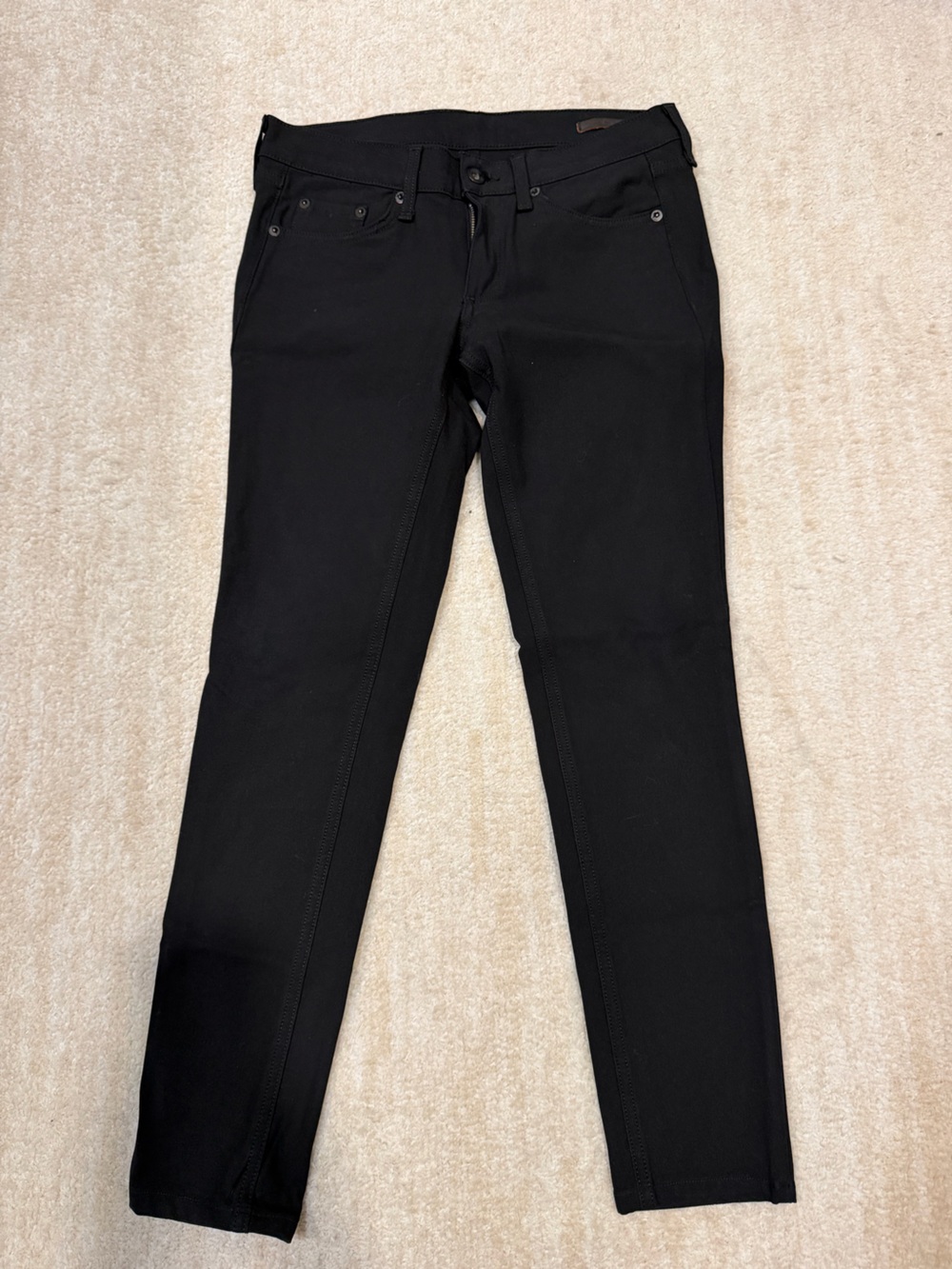 Rag & Bone women’s black stretch slim fit pants- size 27